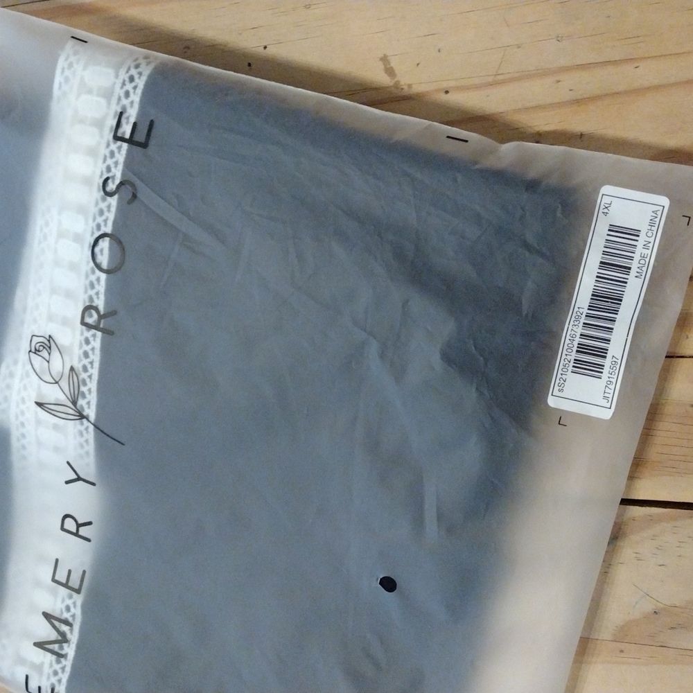 Navy blue plus size tank - Picture 3 of 3